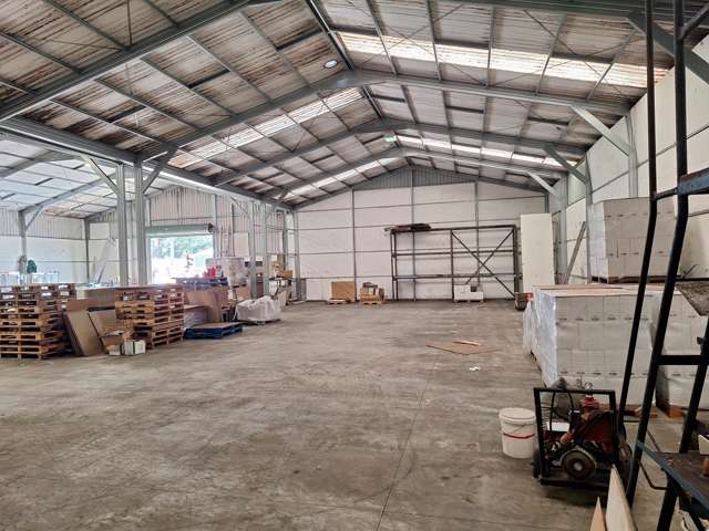 Kumeu For Lease- Excellent warehouse & small yard on ST. HWY 16