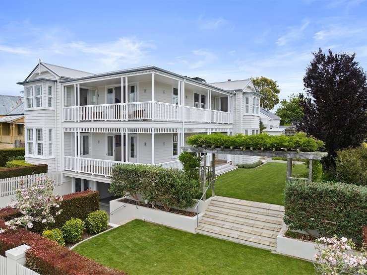 A modernised villa on Arthur Street, in Freemans Bay, Auckland, sold in November for $9m, well above its 2021 CV of $6.3m. Photo / Supplied