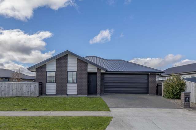 Modern, brick four bedroom home