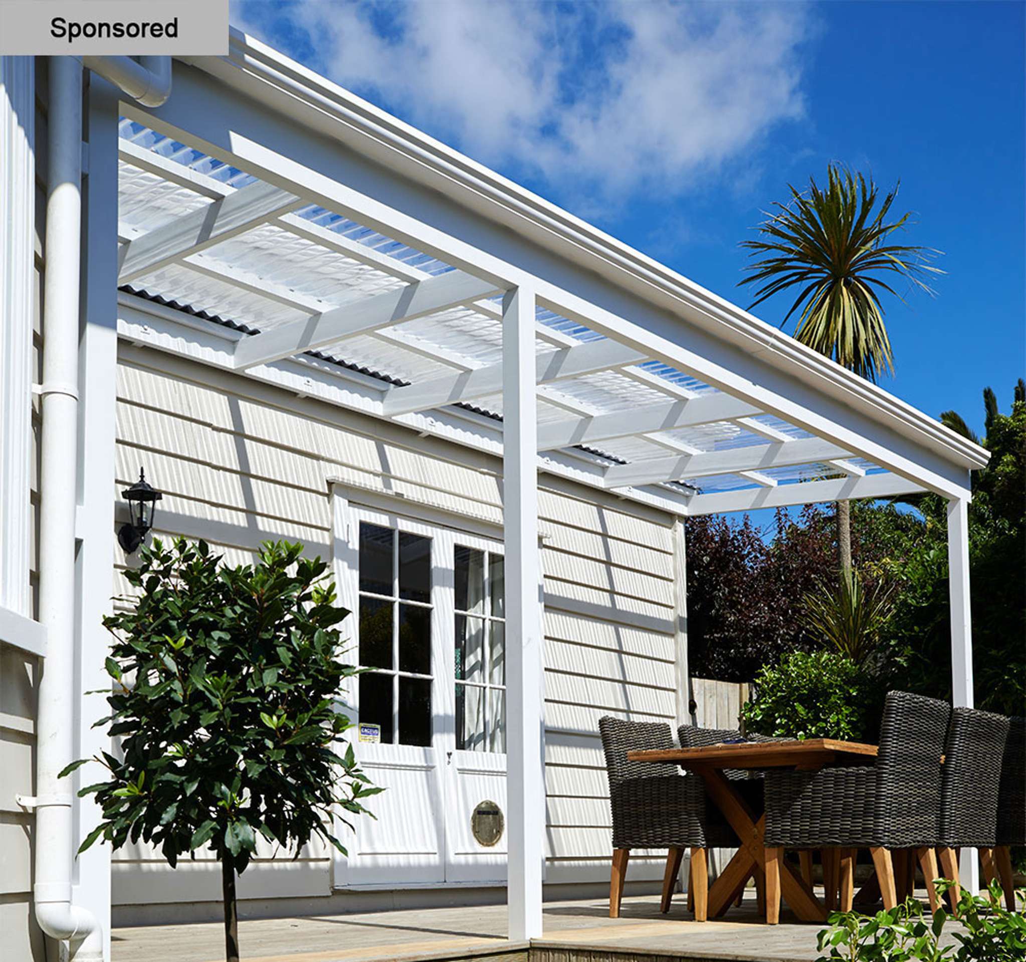 Pergolas bring the outside in