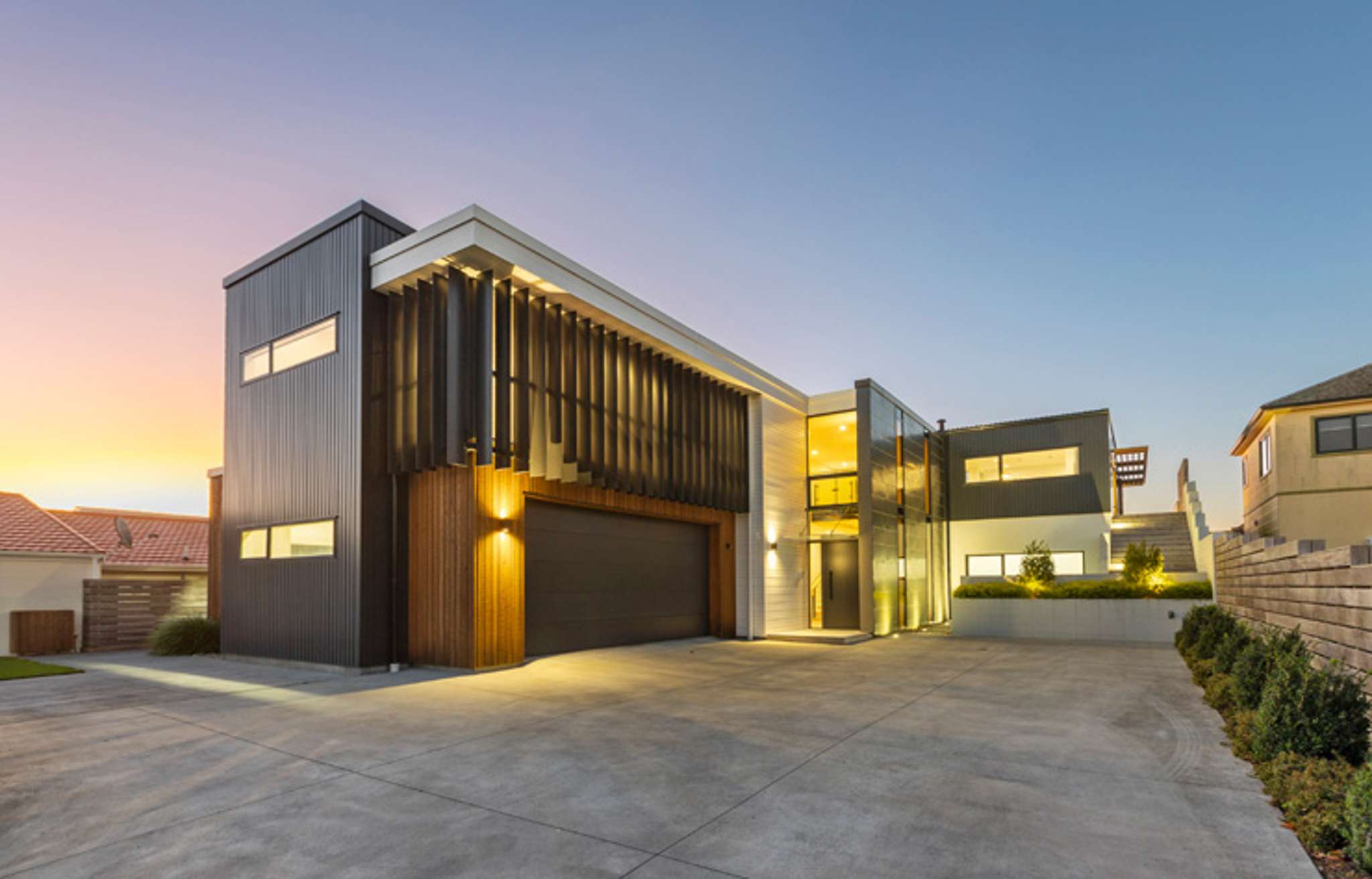 Taranaki businessman bowled childhood home to create waterfront stunner