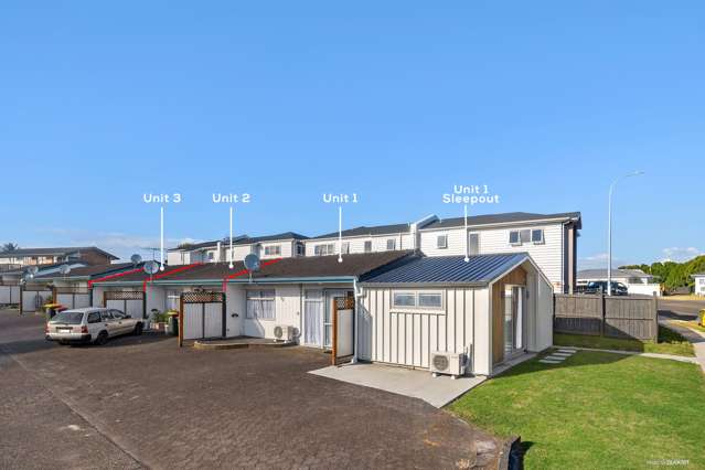 Unique 1 Bedroom unit with 1 studio sleepout
