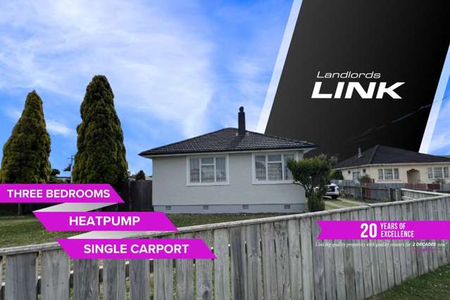 Whanganui East - 3 Bedrooms.