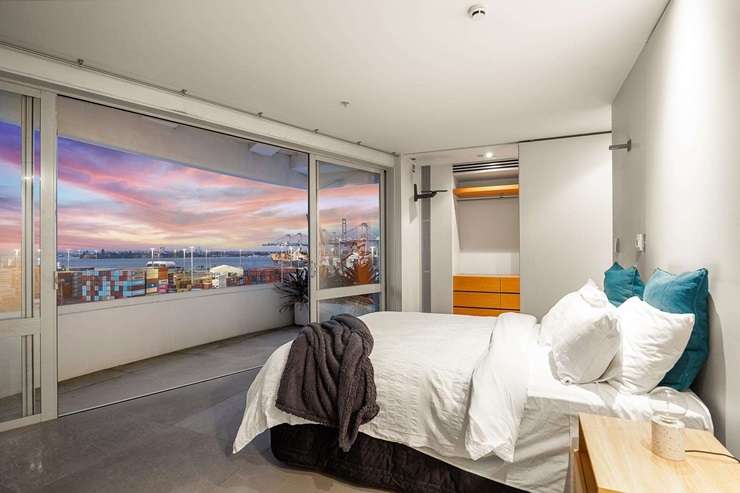 A two-bedroom, two-bathroom penthouse in the Mirage, in Auckland's Parnell, is being sold at auction with a <img reserve. Photo / Supplied