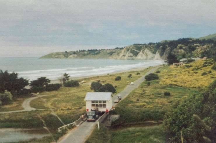 Judy Grigor saved her old school in Gore Bay, Hurunui District, from demolition in the early 1990s and now uses it for guest accommodation.  Photo / Supplied