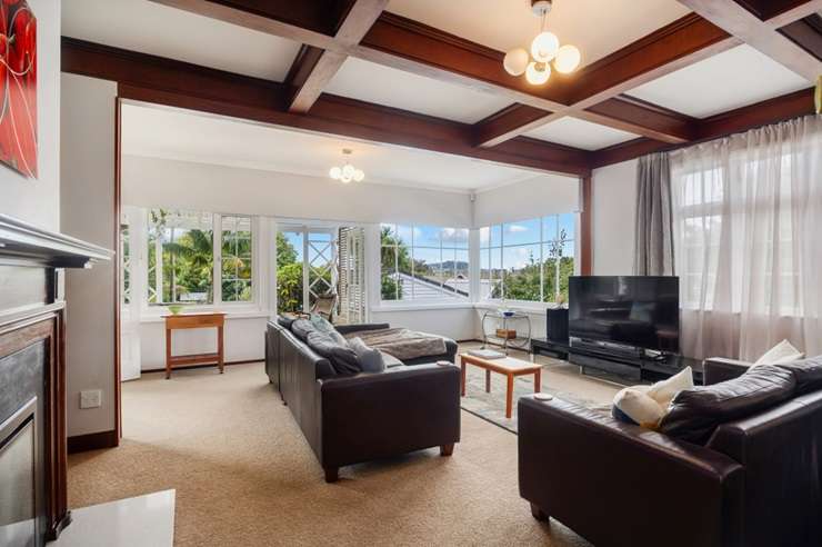 The four-bedroom home at 38 Mount Albert Road, in Mount Albert, Auckland, goes to auction on May 1. Photo / Supplied