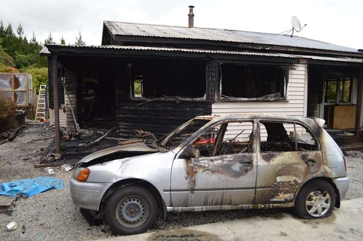 The three-bedroom home on State Highway 6, in Coal Creek, Greymouth, proved popular with buyers. Photo / Supplied