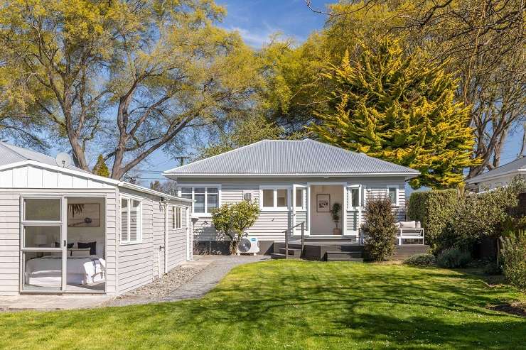 A developer fought off the competition to buy a large four-bedroom, two-bathroom home on a 1500sqm section on Draper Road, in Richmond, for $975,000. Photo / Supplied