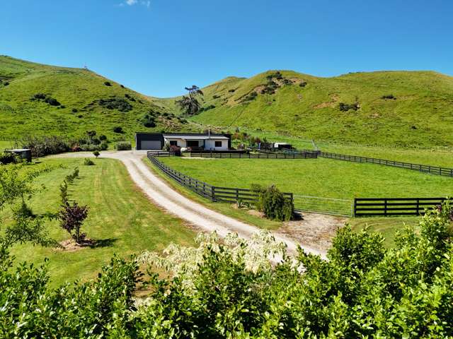 Private and peaceful with near new home