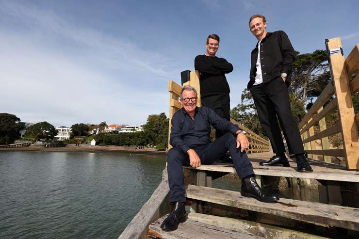 Multi-million-dollar homes in the wealthy beach enclave of Omaha, north of Auckland. Photo / Fiona Goodall