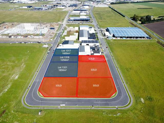 Industrial Land &ndash; Range of Sizes Selling Fast