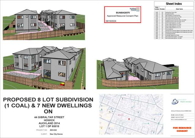 RC, EPA, BC for SEVEN houses!