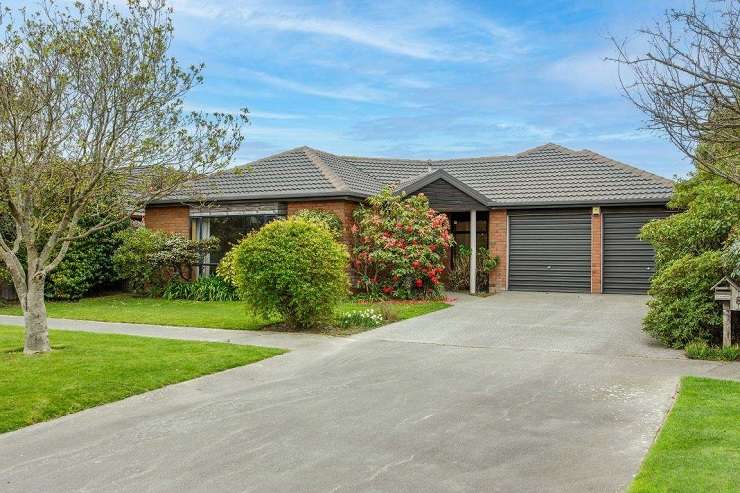 The modern Aikmans Road property, in Merivale, Christchurch, sold for $235,000 more than what the owners had been expecting. Photo / Supplied