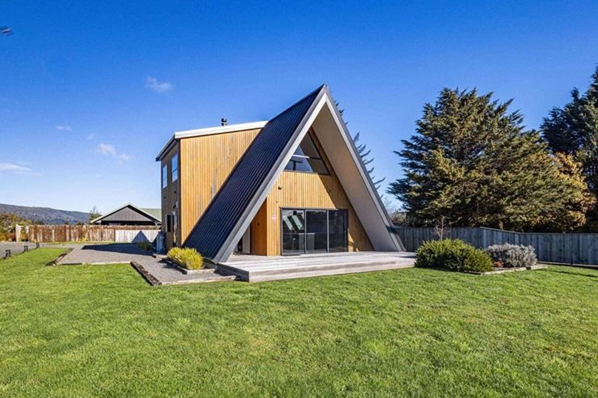 Family selling their ski chalet to get better parking spot for their plane