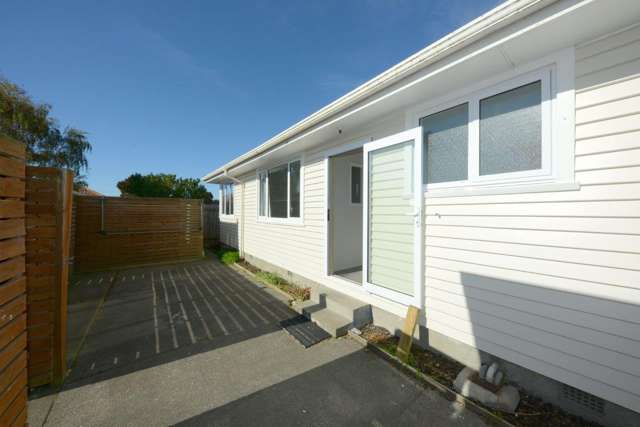 One bedroom unit in Sockburn