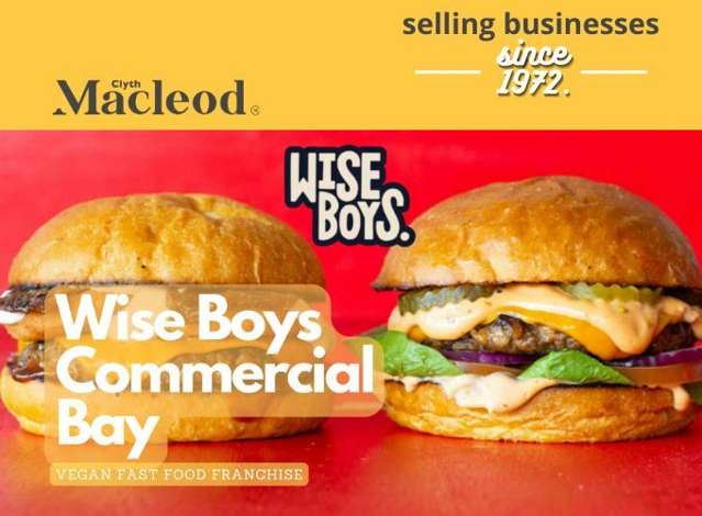 For Sale: Wise Boys Commercial Bay –  Vegan Fast Food Franchise - (CML 11105)