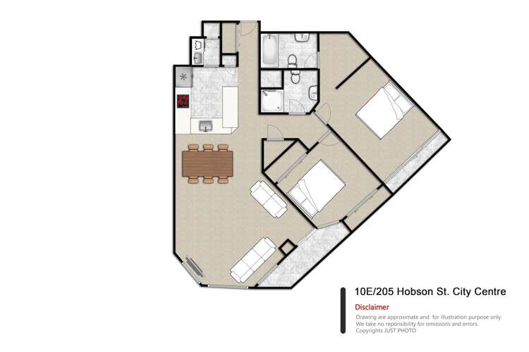 10e/205 Hobson Street Auckland Central_15