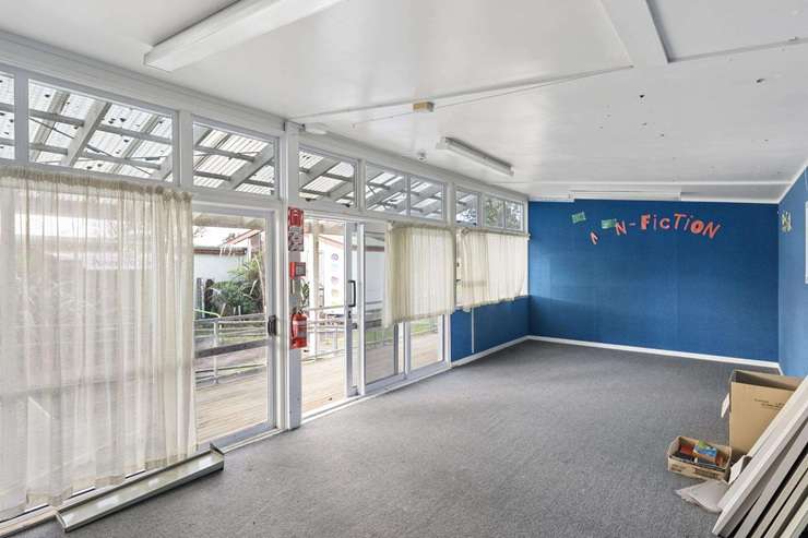 The former Pukemiro School is up for grabs with price expectations well below its RV of <img.42m. Photo / Supplied