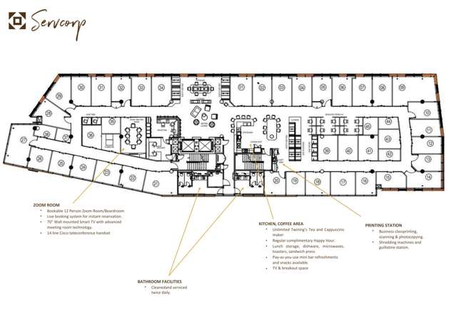 Servcorp – Bell Gully Building Level 2/40 Lady Elizabeth Lane Wellington Central_1