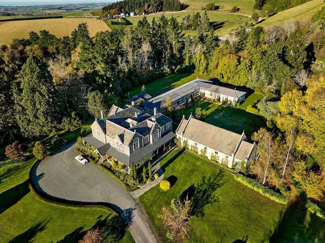 The owner of the grand home at 222 Mt Horrible Road, Claremont, in Timaru knew he had to own it as soon as he set eyes on it. Photo / Supplied