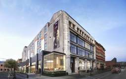 Retail stores in Christchurch hotel laneway