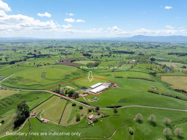 8 hectares-lifestyle living with serious shedding