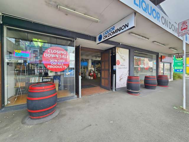 High profile retail on Dominion Rd