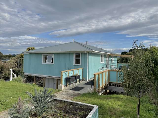 Blue House by the Sea
