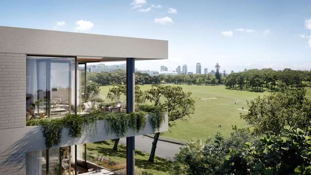 69 apartments for Auckland Domain, one bedroom from $1m and penthouse from $6m