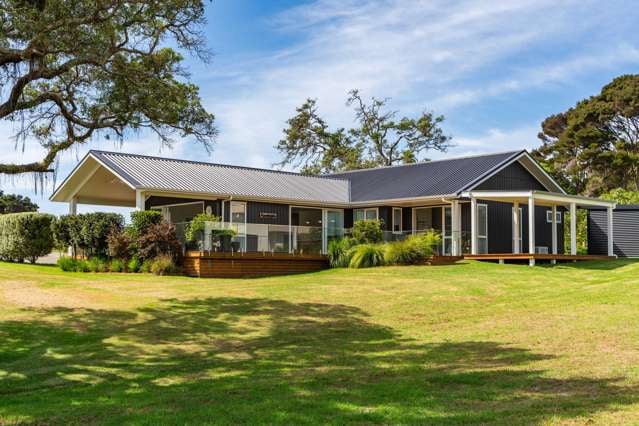 Sleek interior and picturesque estuary views