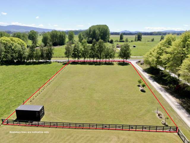 Last section beside Reporoa Golf Course