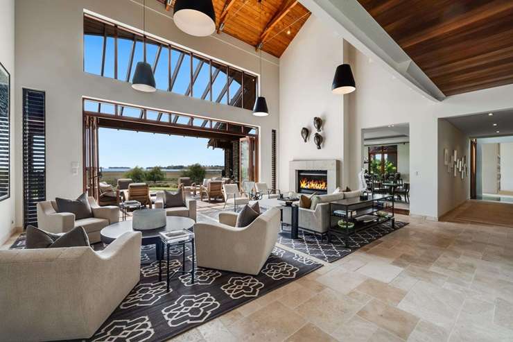 48 Porterfield Road, in Auckland's Whitford, overlooks the harbour and offers buyers 32ha. Photo / Supplied