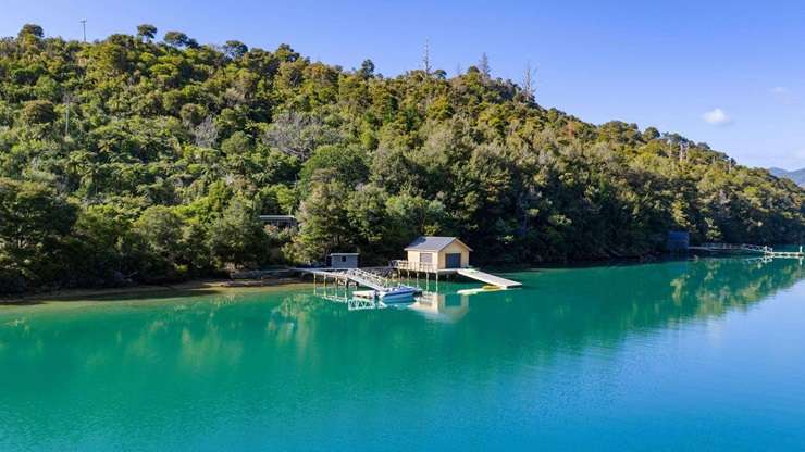 Spread across 2.7ha of bush and open lawns, the four-bedroom retreat at 92G Edmonds Road, in Kerikeri, is looking for a buyer with $2m-plus to spend. Photo / Supplied