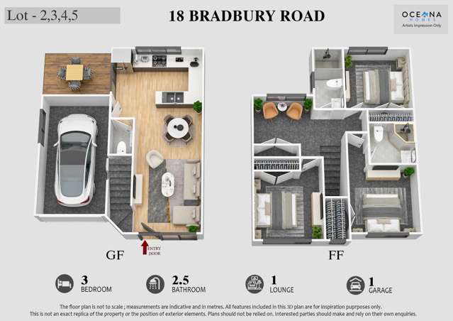 Lots 1-6/18 Bradbury Road Botany Downs_1