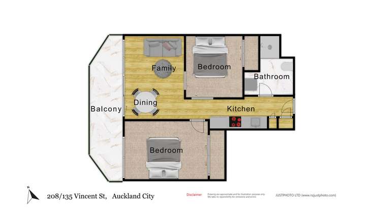 208/208/135 Vincent Street City Centre_20