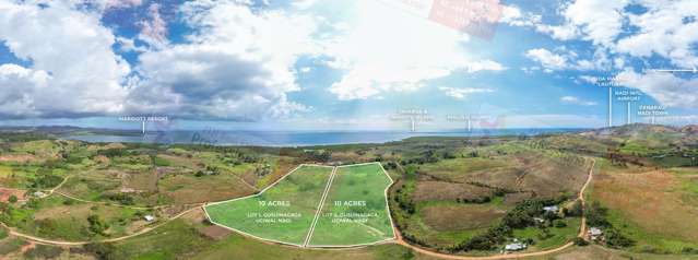 ATTENTION SURFERS! -- 2 Adjacent FREEHOLD LAND blocks for SALE in Momi (FIJI)