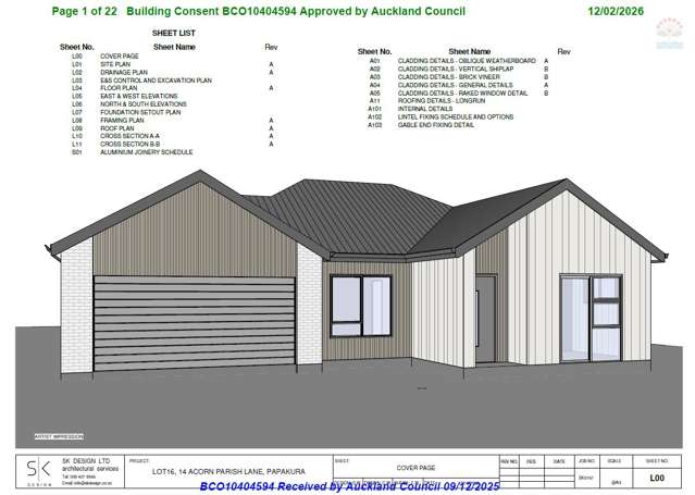 Brand New Home and Land Package in Clevedon
