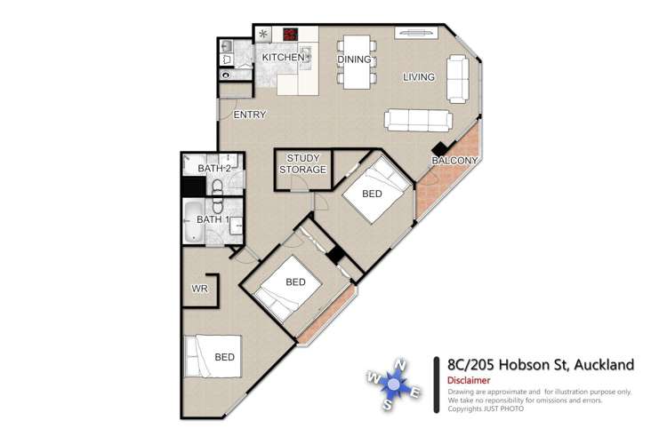 8c/205 Hobson Street Auckland Central_15