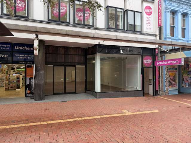 Large Cuba Street retail