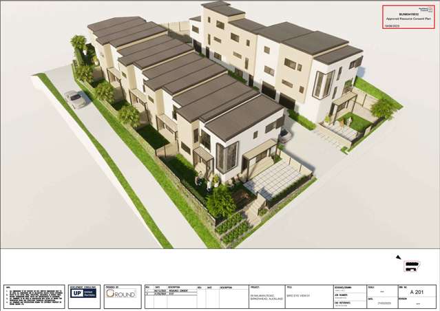 Approved Plans for 8 Stunning Townhouses