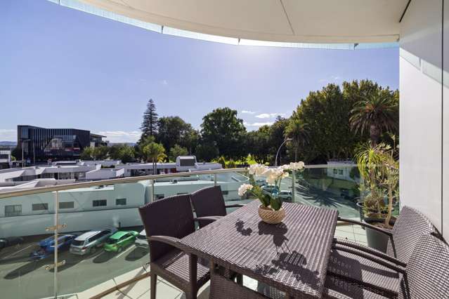 Spacious apartment with leafy views