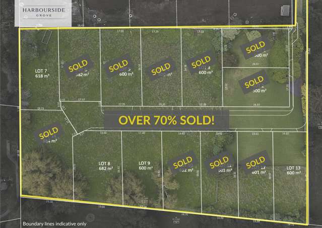 Harbourside Grove - OVER 70% SOLD!