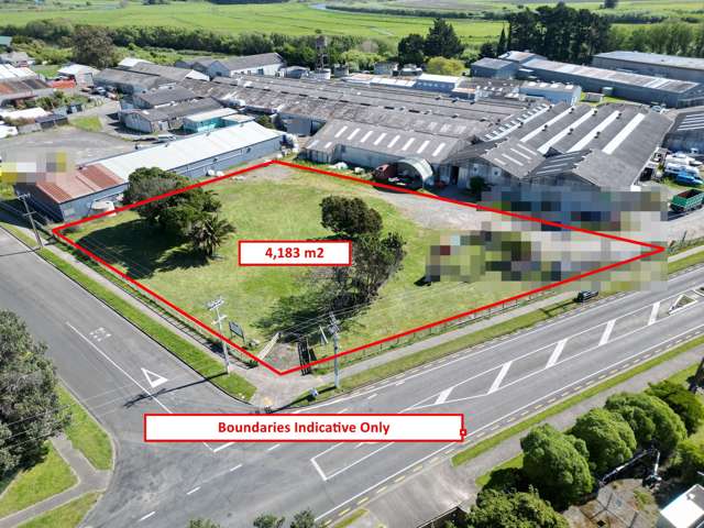 Well positioned industrial site.