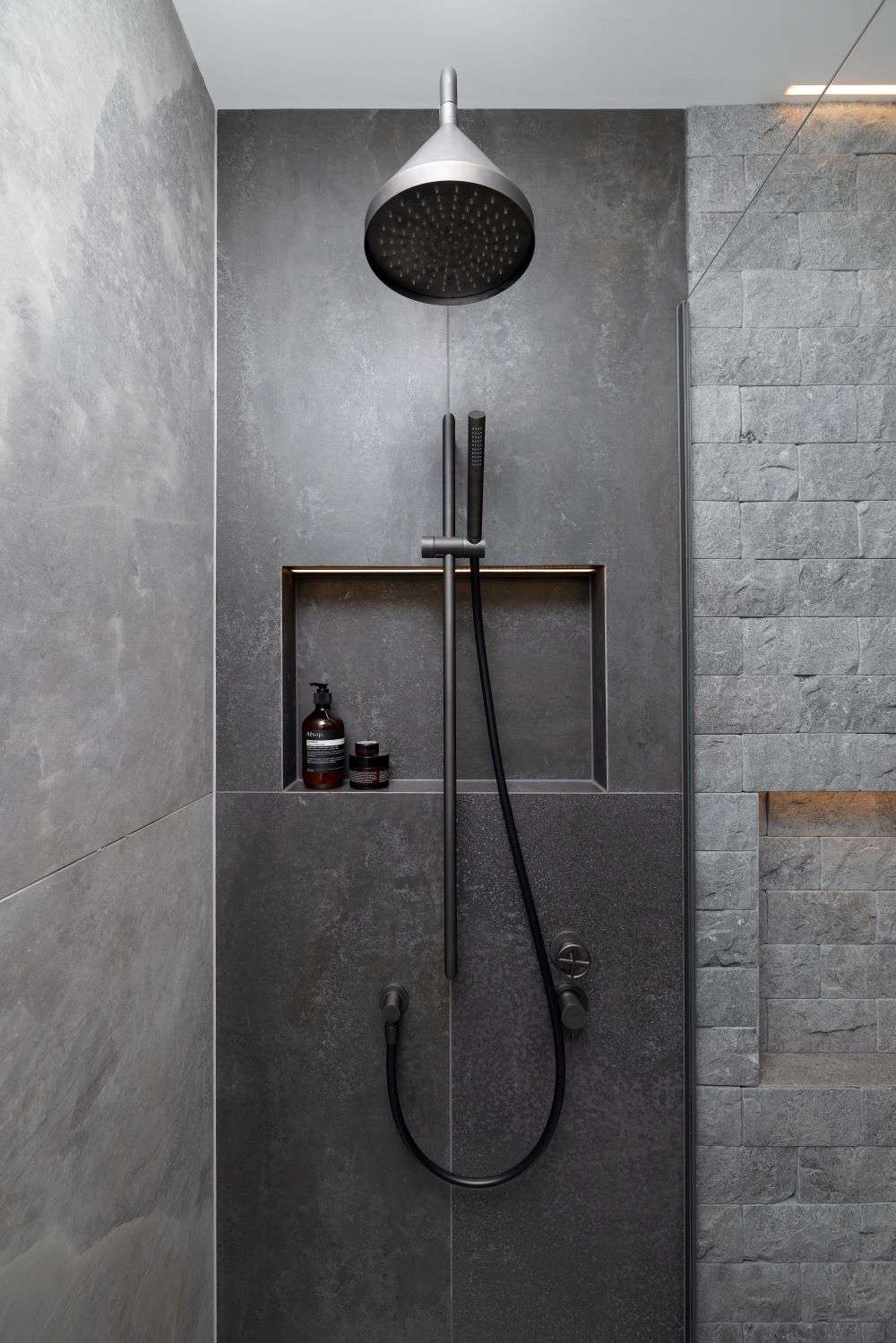 Bathroom design by Natalie Du Bois, of Du Bois Design