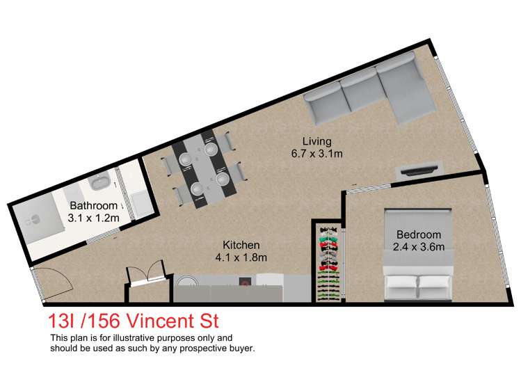 13i/156 Vincent Street Auckland Central_13