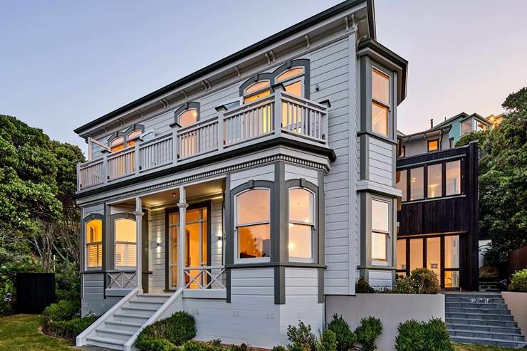 The three-bedroom, one-bathroom home on Frederick Street, in Avalon, is missing external and internal walls. Photo / Supplied