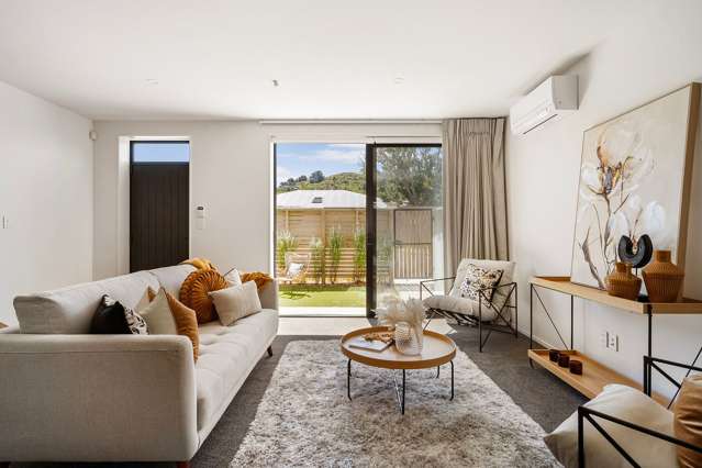 Modern sunlit retreat in Marsden Village, Karori