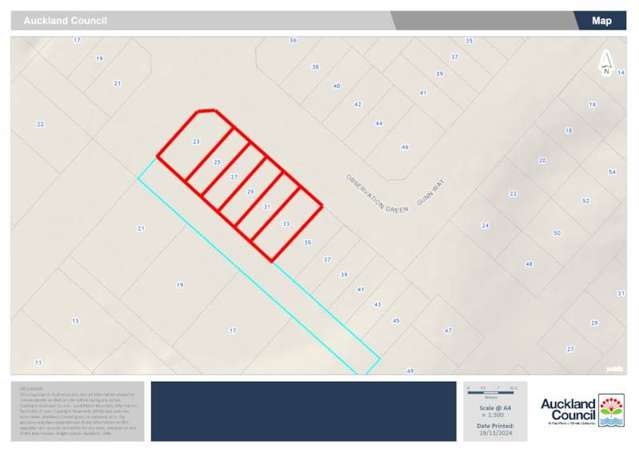 Section ready to build 6 townhouses!