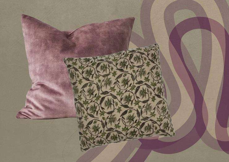 Some well-chosen cushions and rugs can often be the most cost-effective way to transform a lounge or bedroom. Artwork / Beth Walsh