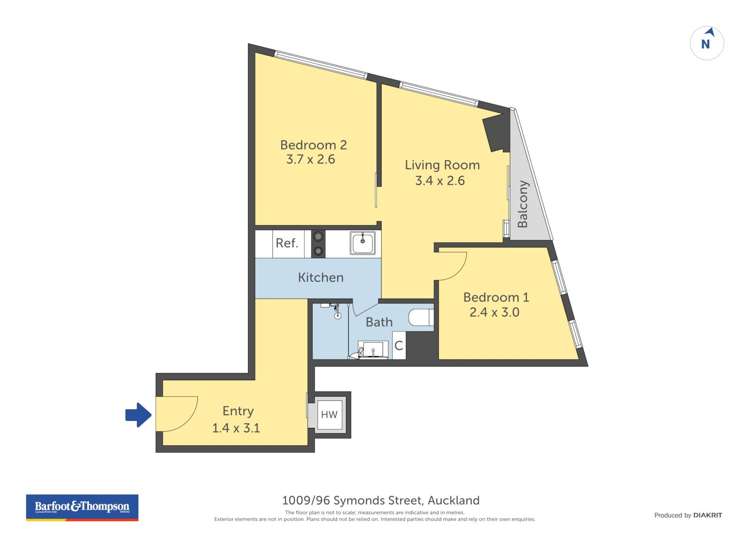 1009/96 Symonds Street Grafton_8